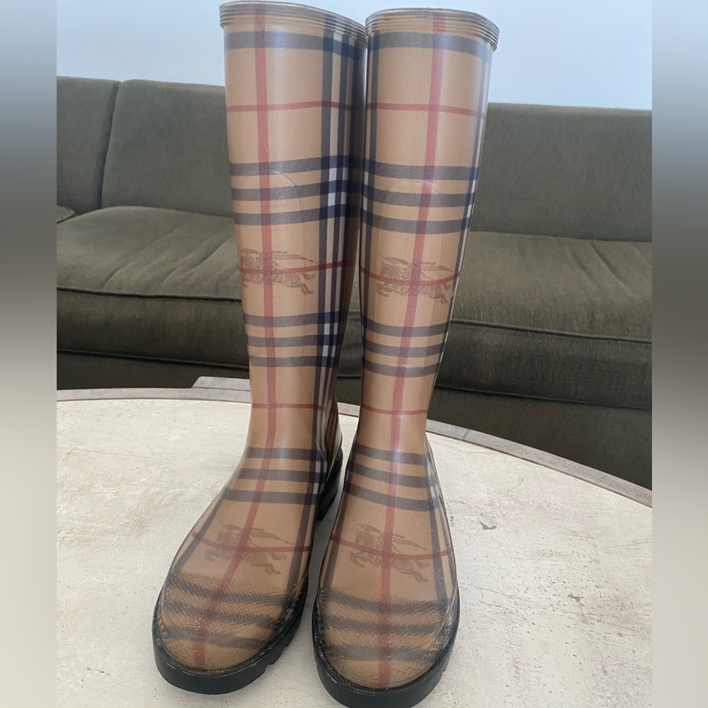Burberry Nova Check Rainboots - EU 37